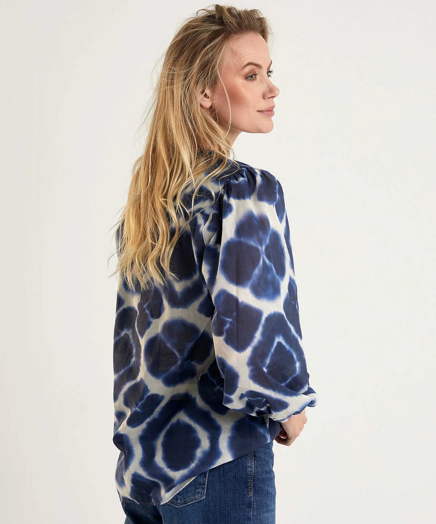 0039 Italy Blouse Batikprint Anni
