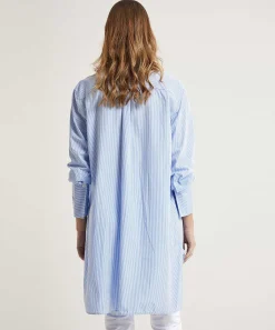 0039 Italy Poplin Blousejurk Met Streepje Avery