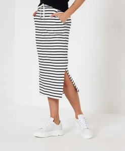Lange Sweatrok Streep