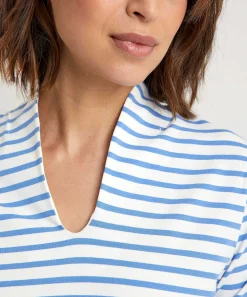 Tulpshirt Korte Mouw Bretonse Streep