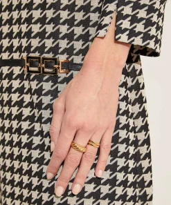 Ana Alcazar Jurk Pied-De-Poule