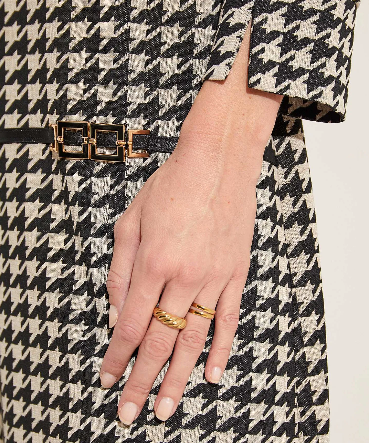 Ana Alcazar Jurk Pied-De-Poule