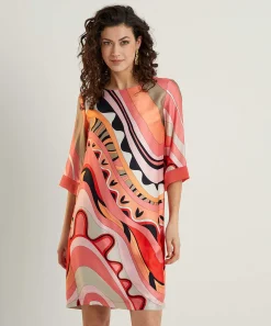 Ana Alcazar Silky Jurk Fancy Print
