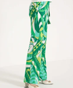 Ana Alcazar Slinky Broek Retro Leafprint