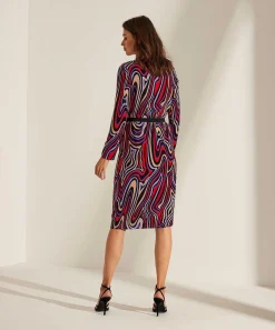 Ana Alcazar Slinky Jurk Swirl Print