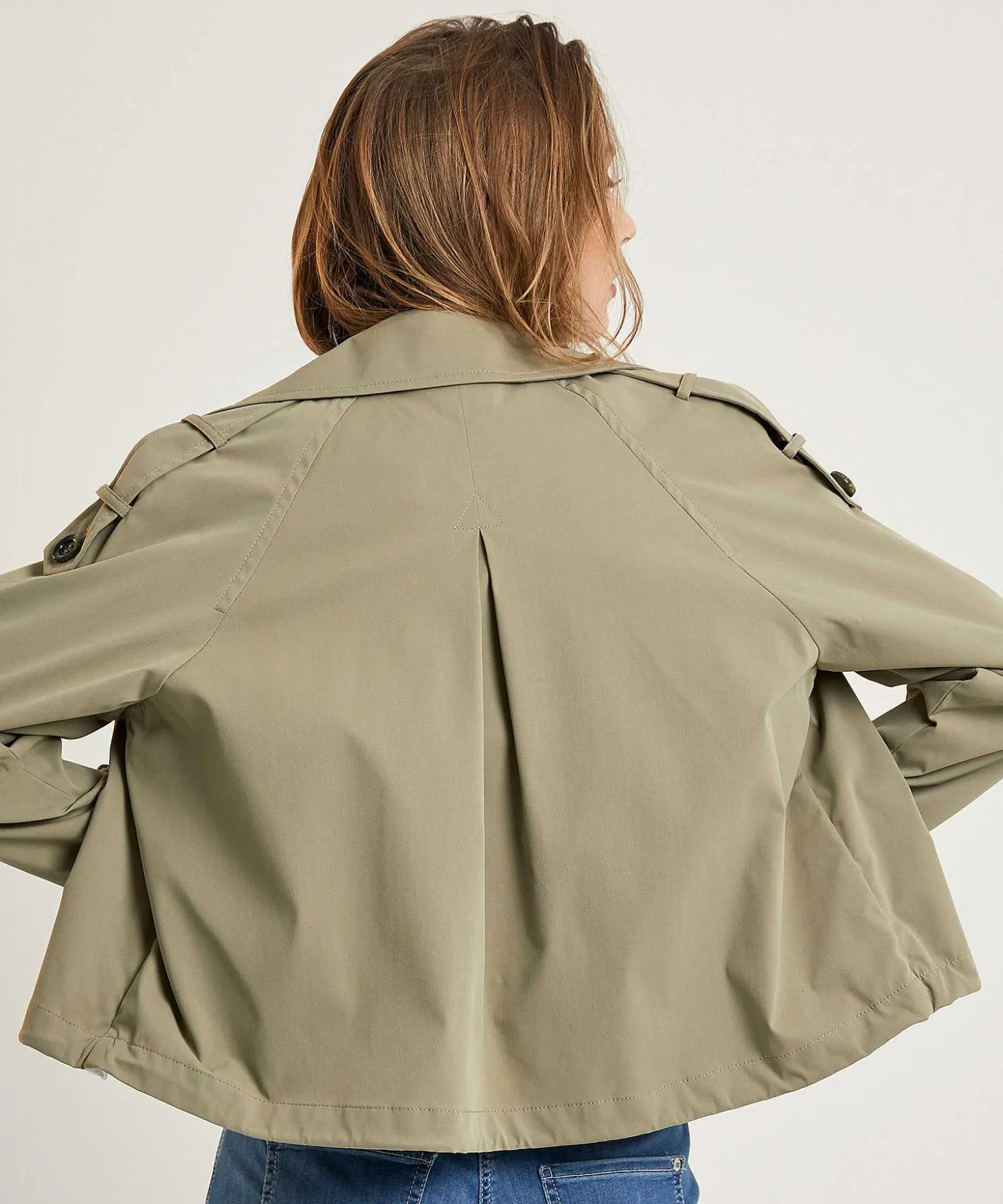 Beaumont Cropped Trenchcoat Faye