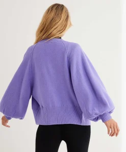 Beaumont Vest Oversized Ballonmouw Sage