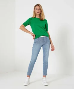 Brax Indigo Stripe Broek Shakira