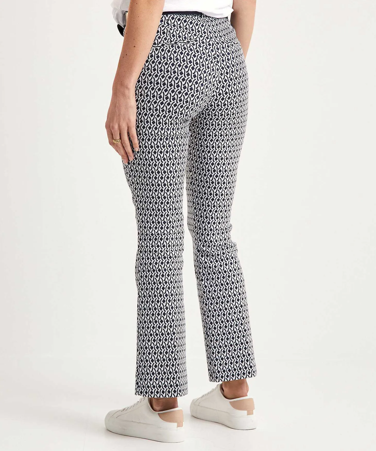 Brax Kick Flare Broek Jacquard Shakira