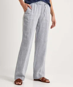 Brax Wide Leg Linnen Broek Farina