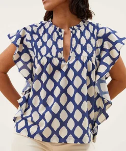 By-Bar Blouse All-Over Print Danee Balu