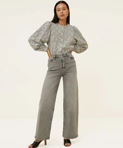By-Bar Blouse Broderie Pinstripe Rikki