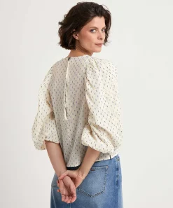 By-Bar Blouse Met Pofmouw Zazu