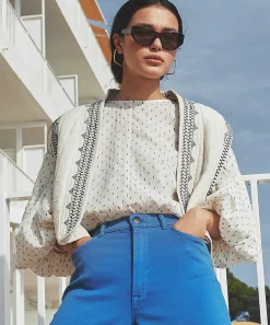 By-Bar Blouse Met Pofmouw Zazu