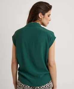 By-Bar Crepe Blouse Kiek