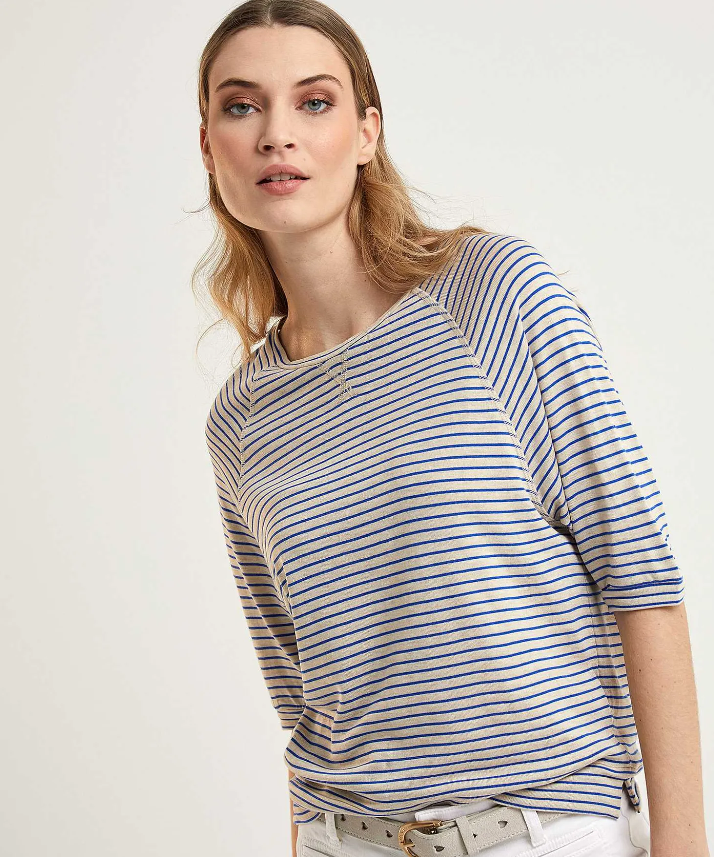 By-Bar Shirt Met Streepje Neva