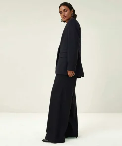 By-Bar Wide Leg Broek Pinstripe Benji