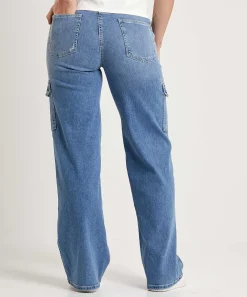 Cambio Cargo Wide Leg Jeans Andy