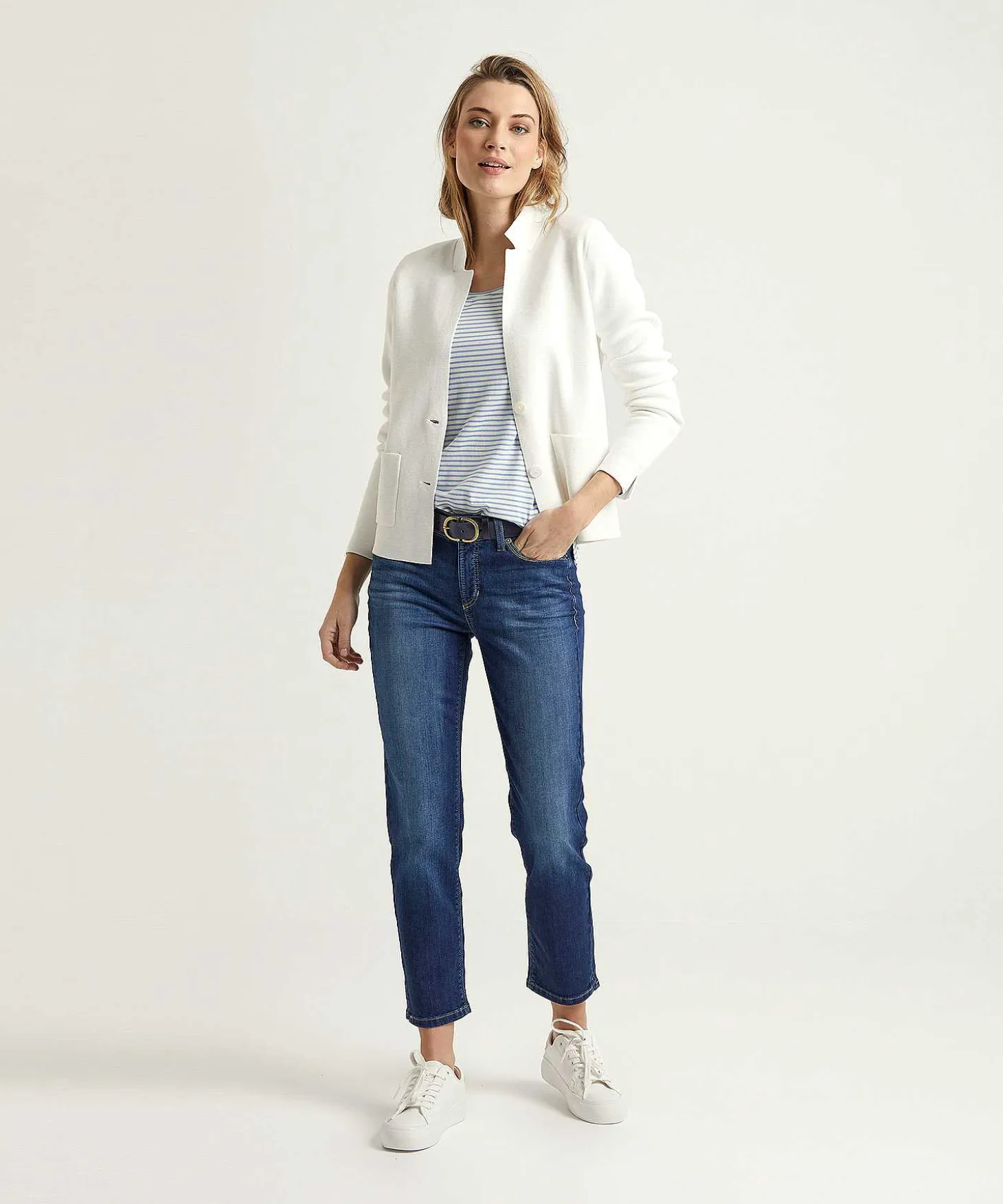 Cambio Cropped Jeans Piper