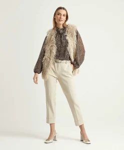 Cambio Cropped Pantalon Omslag Krystal