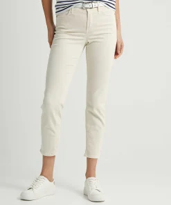 Cambio Cropped Soft Cotton Broek Piper