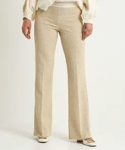 Cambio Flared Broek Kant Lurex Francis