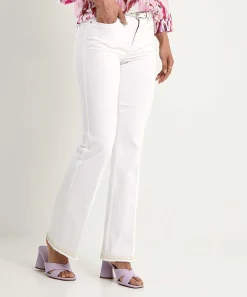 Cambio Flared Jeans Borduursel Paris