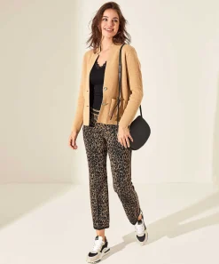 Cambio Jacquard Broek Easy Kick Ranee Animal
