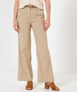 Cambio Wide Leg Broek Linnenmix Amelie