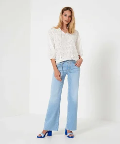 Cambio Wide Leg Jeans Tess