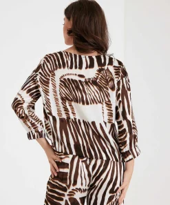 Caroline Biss Blouse Zebraprint