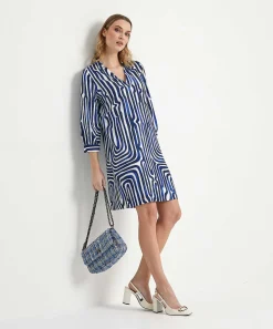 Caroline Biss Jurk Fancy Stripe