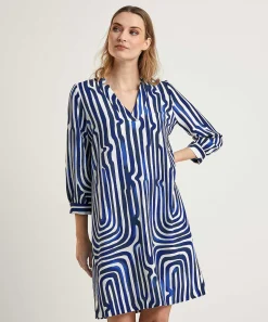 Caroline Biss Jurk Fancy Stripe