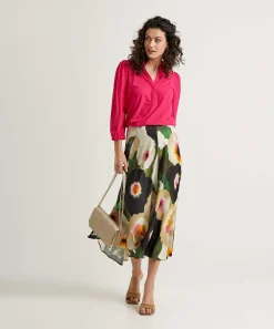 Caroline Biss Silky Rok Fancy Flower