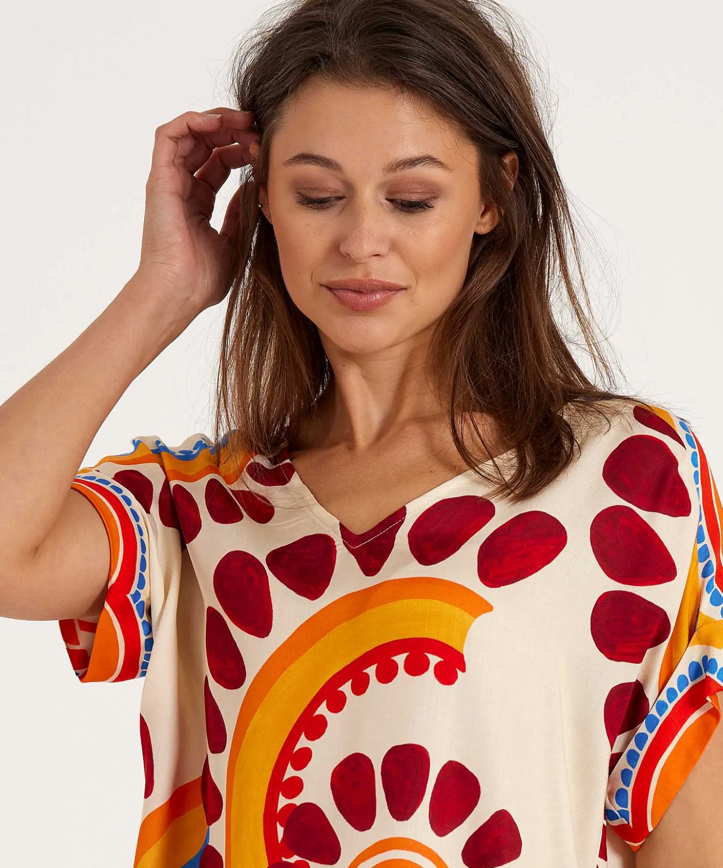 Caroline Biss Top Etnische Print