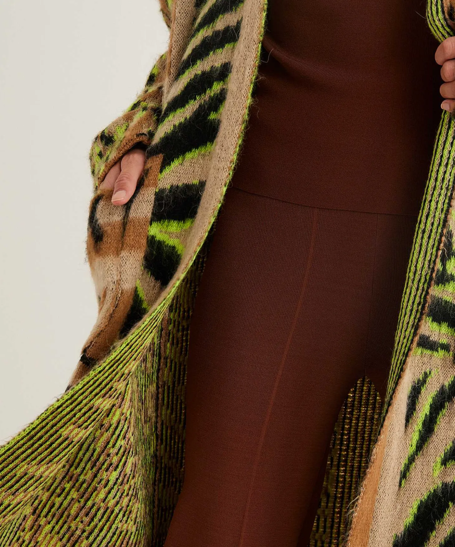 Due Amanti Lang Vest Animal Jeux