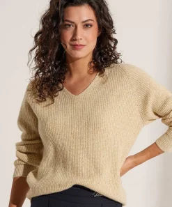 Due Amanti Trui V-Hals Lurex Lamar