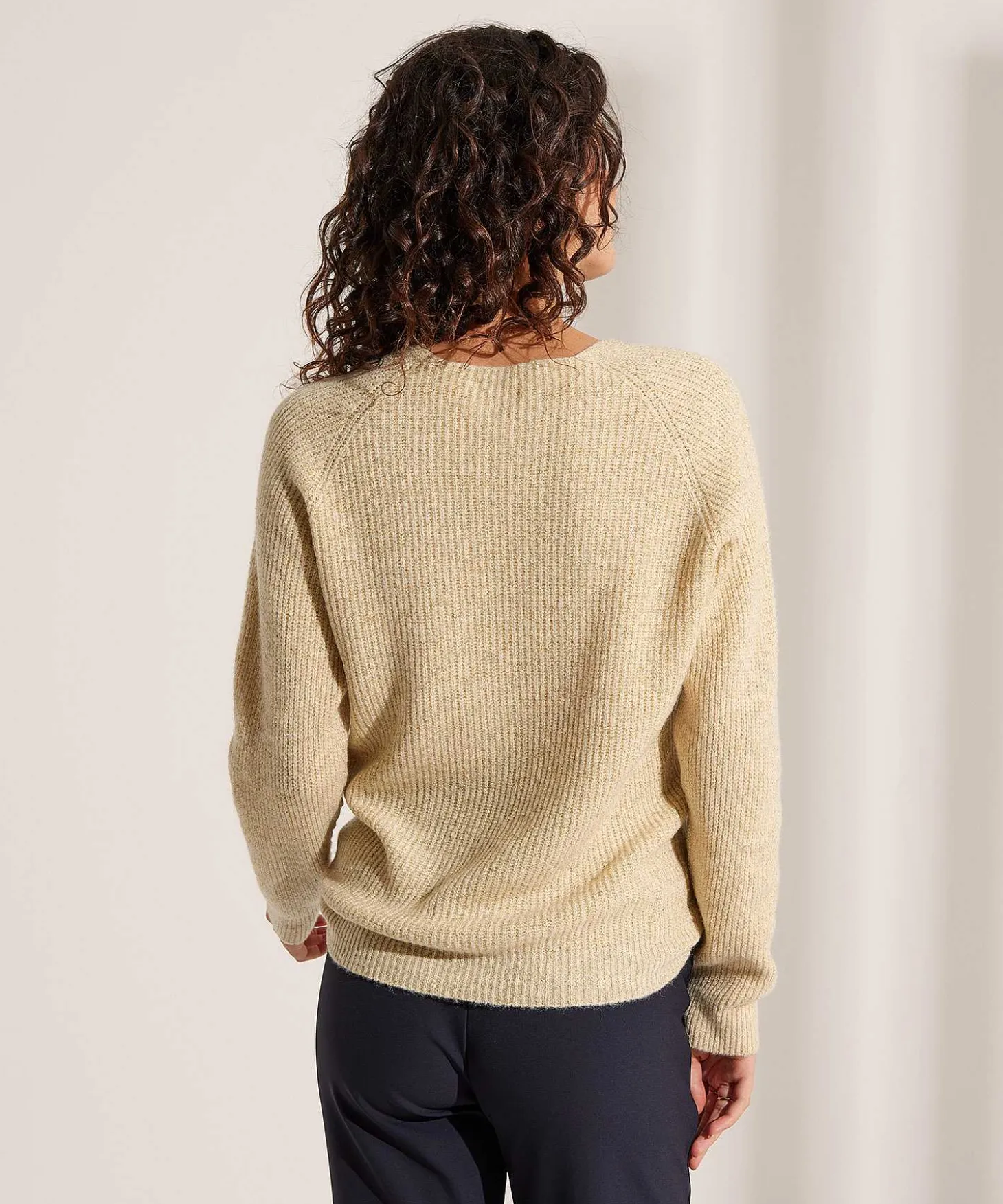 Due Amanti Trui V-Hals Lurex Lamar