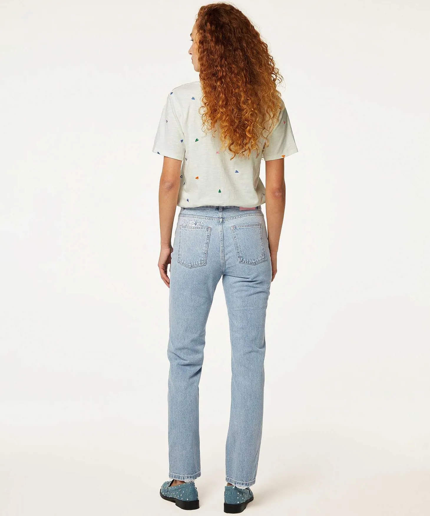 Fabienne Chapot T-Shirt Hartjes Borduursel Phil