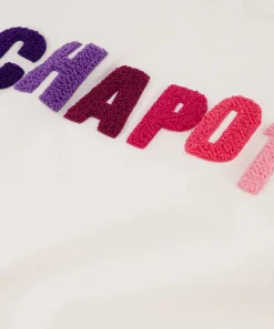 Fabienne Chapot T-Shirt Opgestikte Letters Terry