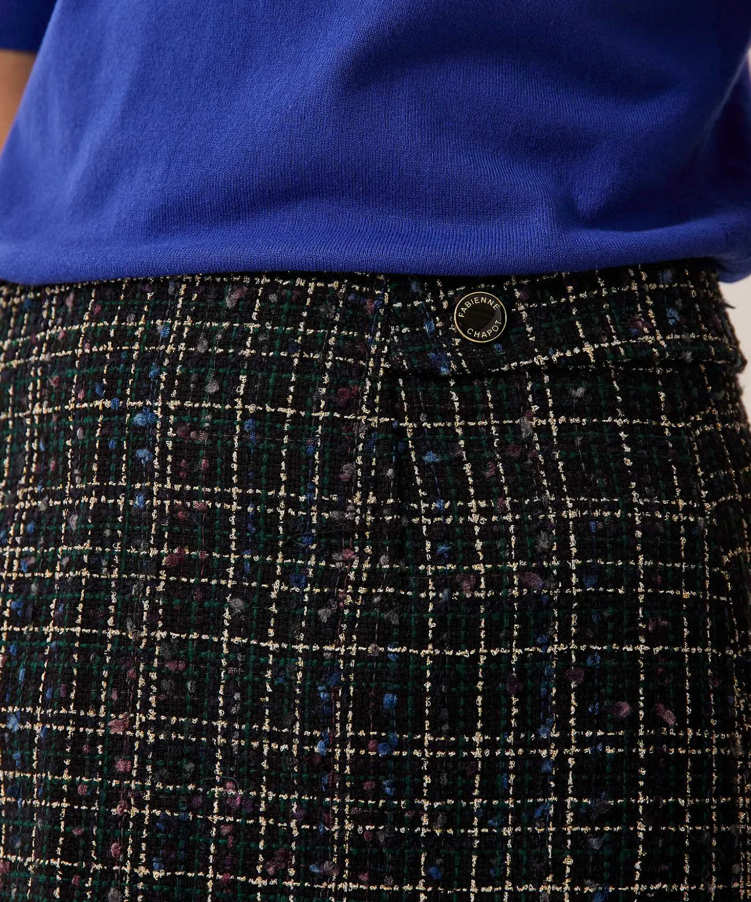 Fabienne Chapot Tweed Rokje Lurex Dora