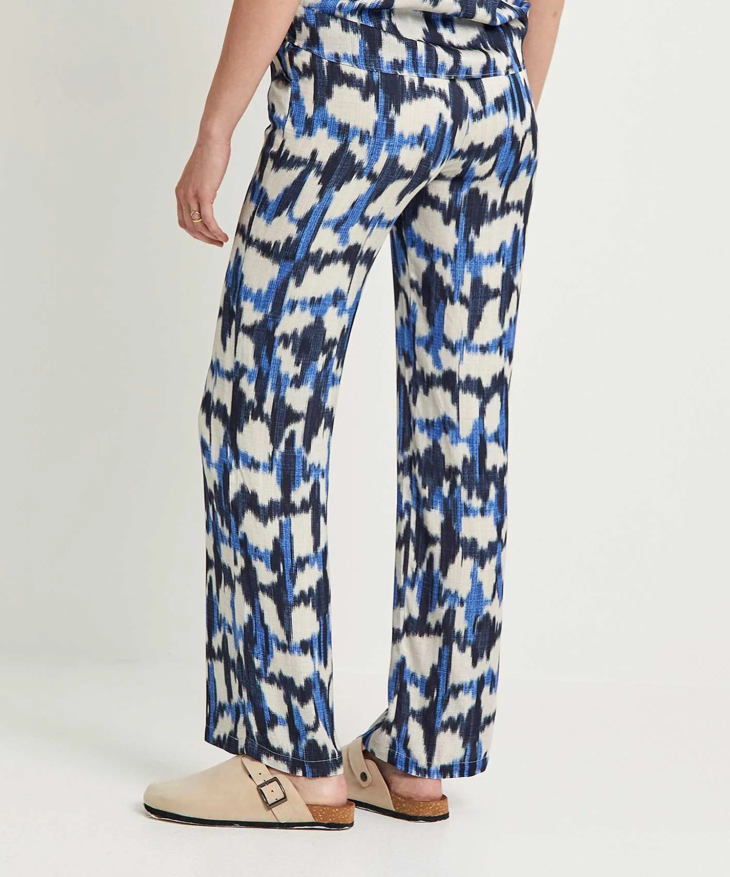 Giulia E Tu Broek Faded Print