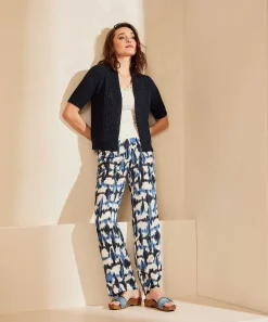 Giulia E Tu Broek Faded Print