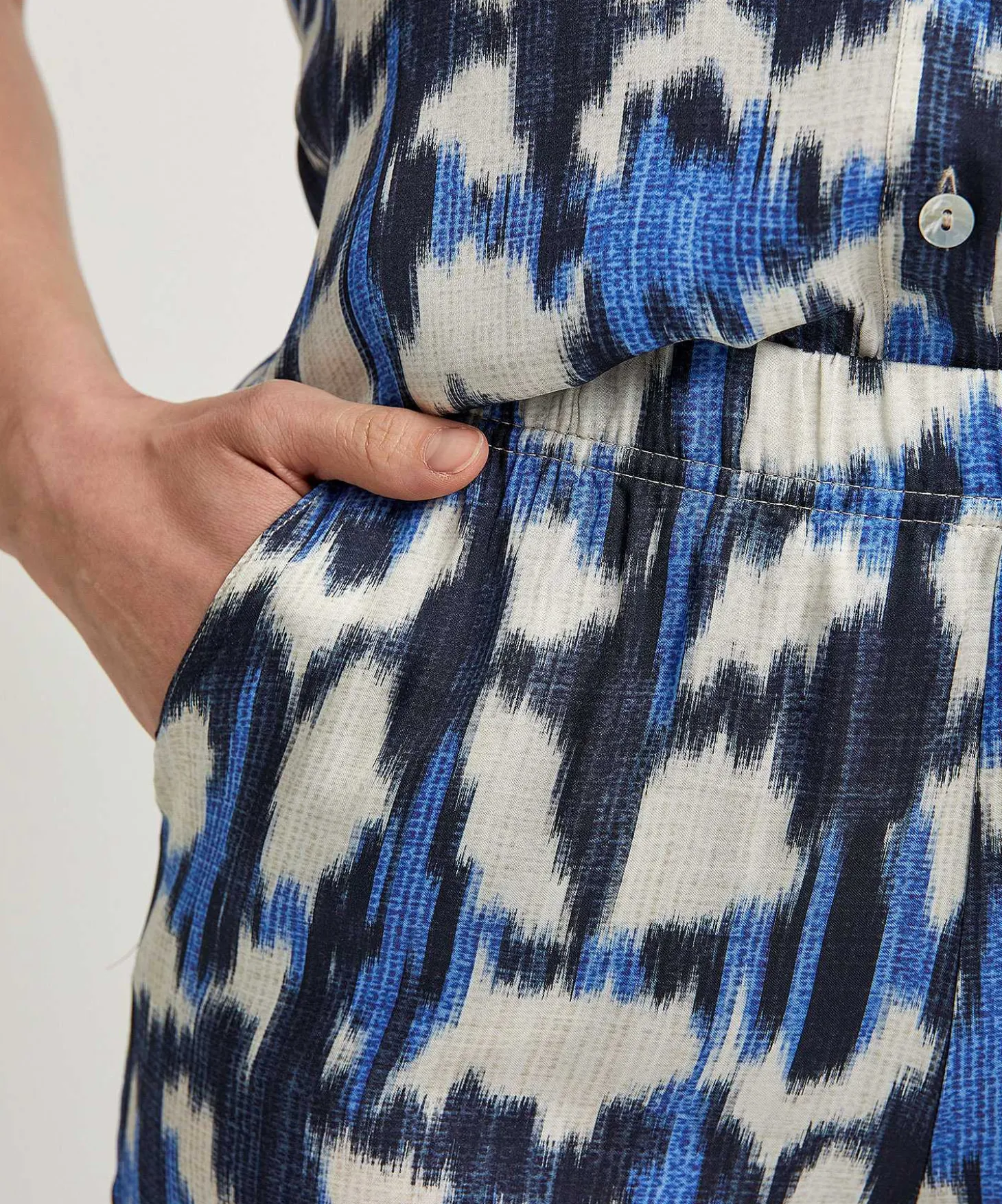 Giulia E Tu Broek Faded Print