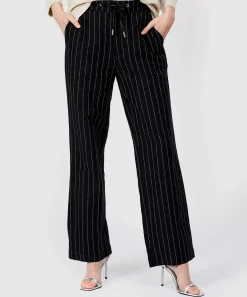 Giulia E Tu Broek Linnen Streep