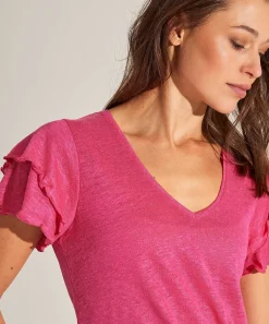 Giulia E Tu Linnen Shirt Volant