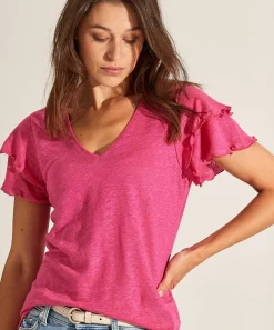 Giulia E Tu Linnen Shirt Volant