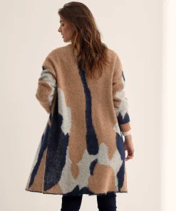 Giulia E Tu Swagger Vest Mohairmix Jacquard