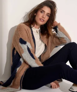 Giulia E Tu Swagger Vest Mohairmix Jacquard