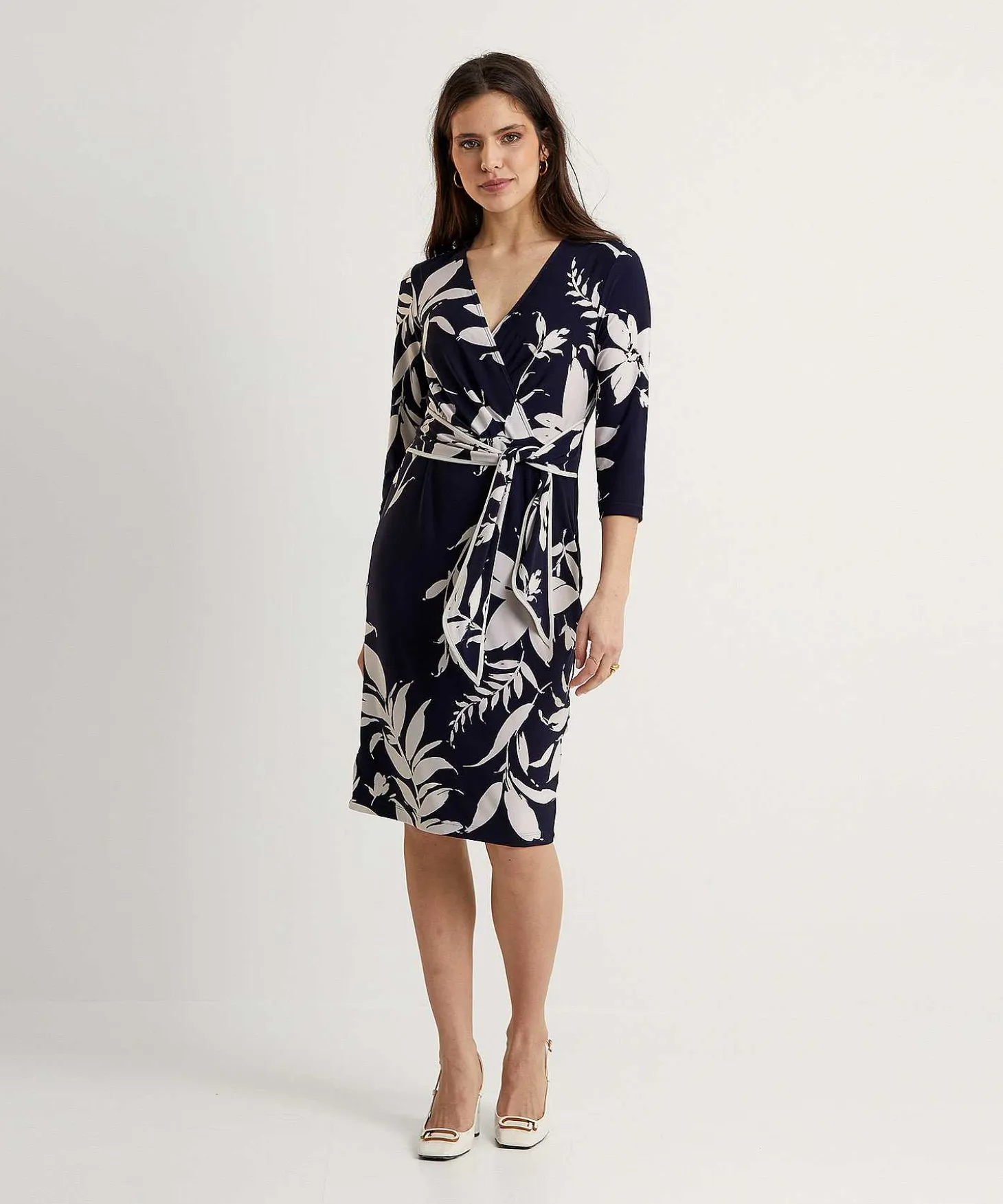 Joseph Ribkoff Overslag Jurk Flower